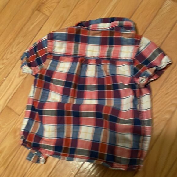 Cat and jack plaid button up shirt - Picture 4 of 4